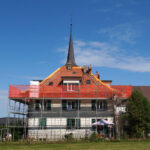 Echafaudages travaux toiture