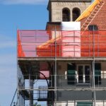 Echafaudages travaux toiture