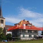 Echafaudages travaux toiture