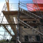 Echafaudages travaux toiture