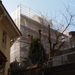 Echafaudage vielle ville Fribourg