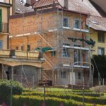 Echafaudages facades Romont