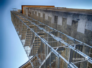 Echafaudages clocher Vaulruz Fribourg