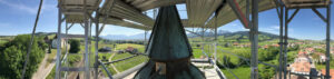 Echafaudages clocher Vaulruz Fribourg