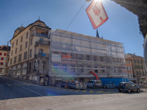 Echafaudage Toiture provisoire Romont