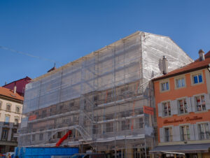 Echafaudage Toiture provisoire Romont