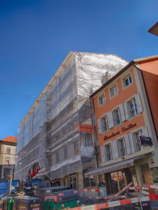 Echafaudage Toiture provisoire Romont