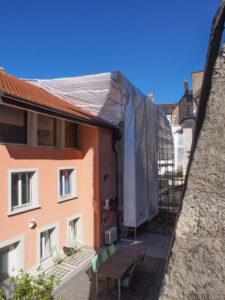 Echafaudage Toiture provisoire Romont