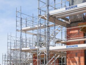 Echafauages villa en construction Châtel-St-Denis