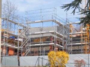 Echafauages villa en construction Châtel-St-Denis