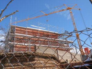 Echafauages villa en construction Châtel-St-Denis