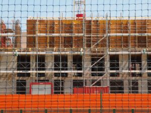 Echafaudage chantier HRS Moudon