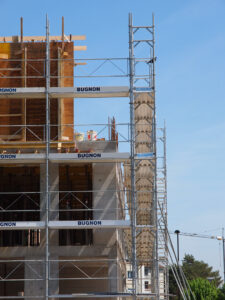 Echafaudage chantier HRS Moudon