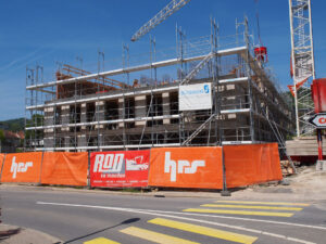Echafaudage chantier HRS Moudon