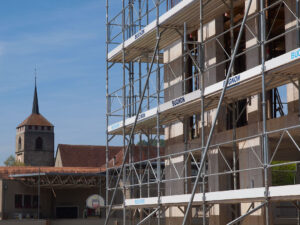 Echafaudage chantier HRS Moudon