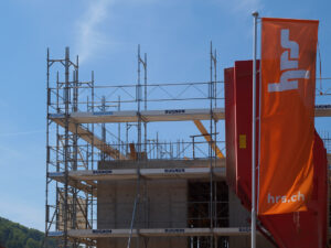 Echafaudage chantier HRS Moudon