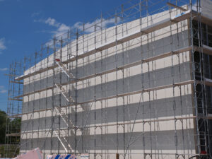 Echafaudages chantier construction Romont