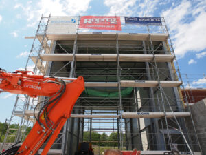 Echafaudages chantier construction Romont