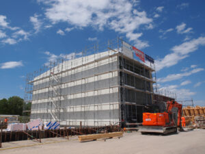 Echafaudages chantier construction Romont