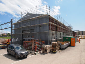 Echafaudages chantier construction Romont