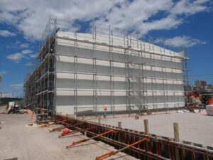 Echafaudages chantier construction Romont