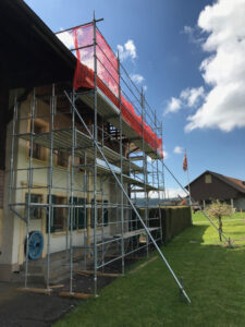 Echafaudages ferme Route de Fribourg