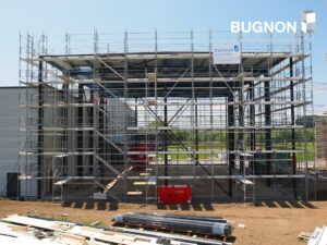 Echafaudages halle industrielle Semsales