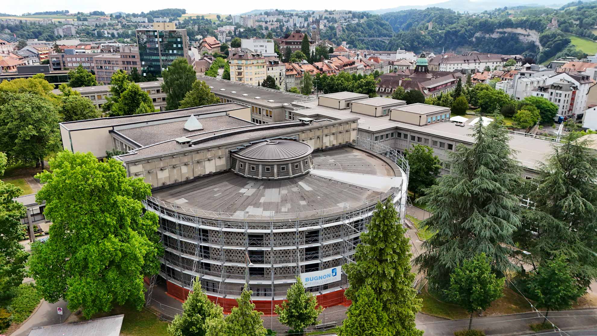 Vue Universite ville Fribourg 2