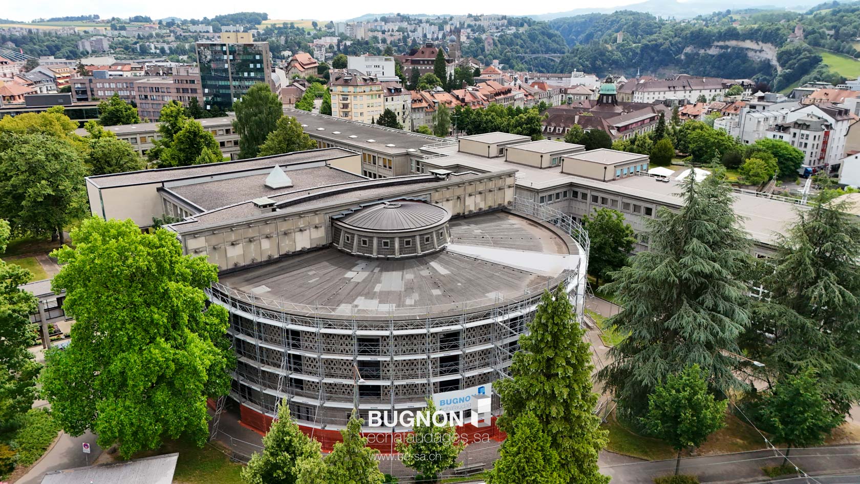 Vue Universite ville Fribourg