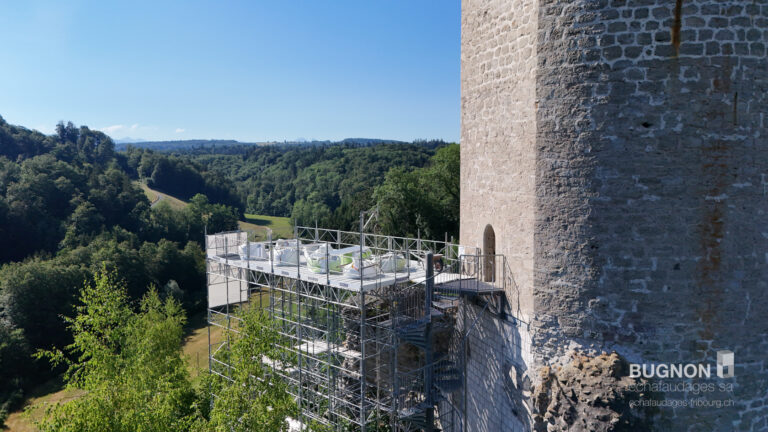 Une vue parfaite entre architecture et environnement naturel