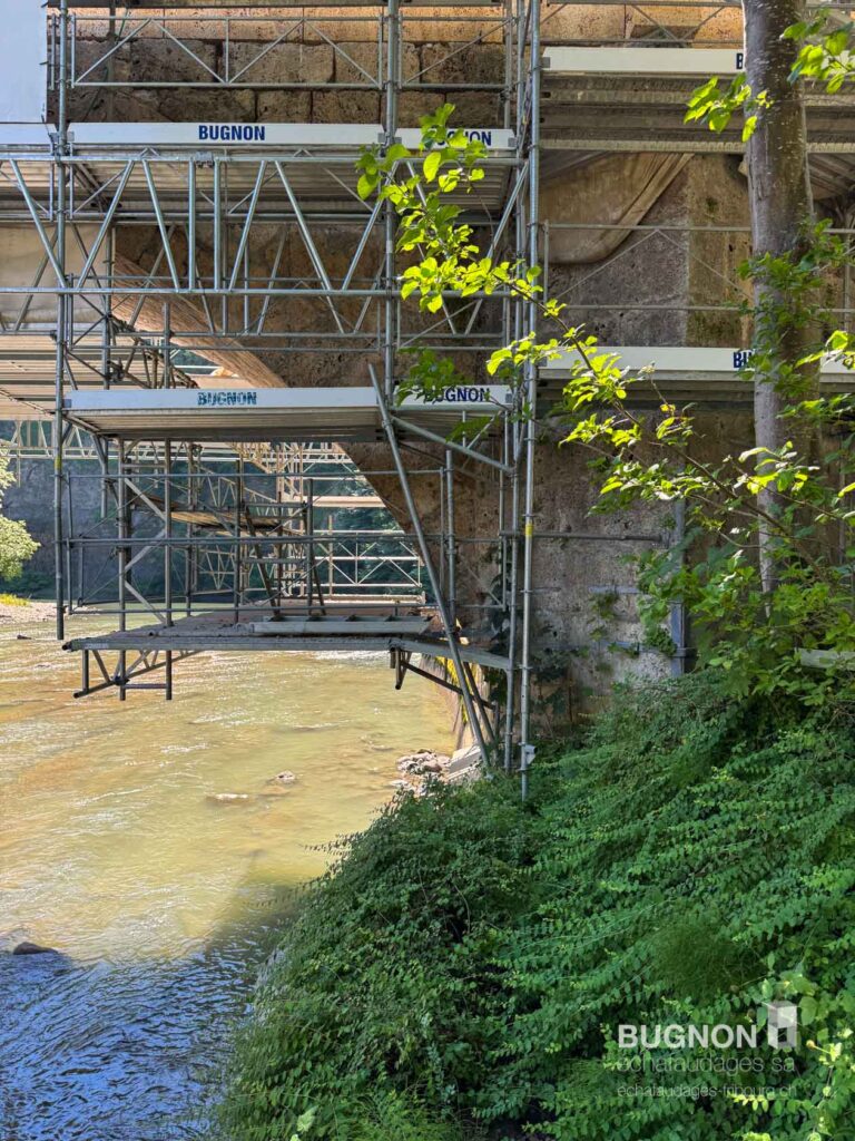 Bugnon Échafaudages au Pont du Milieu